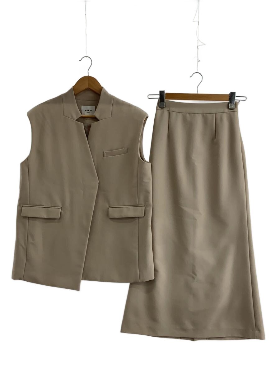 【中古】AMERI◆OTONA WRAP VEST SET UP/S/ポリエステル/IVO/02110551234【レディース御召しもの】