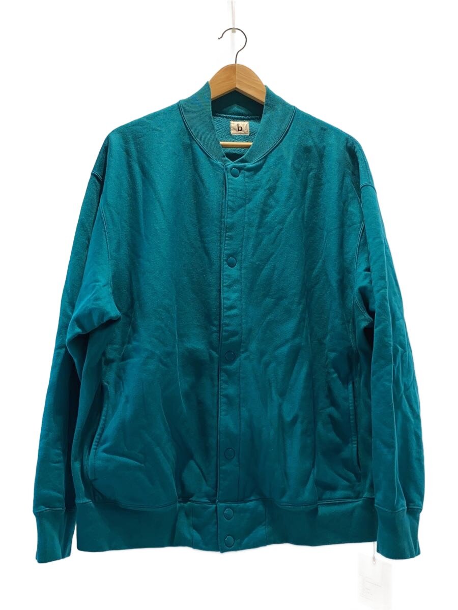 【中古】blurhmsROOTSTOCK◆Soft\u0026Hard Sweat Snap Cardigan/3/綿織物/BLU/bROOTS23F25//【メンズウェア】
