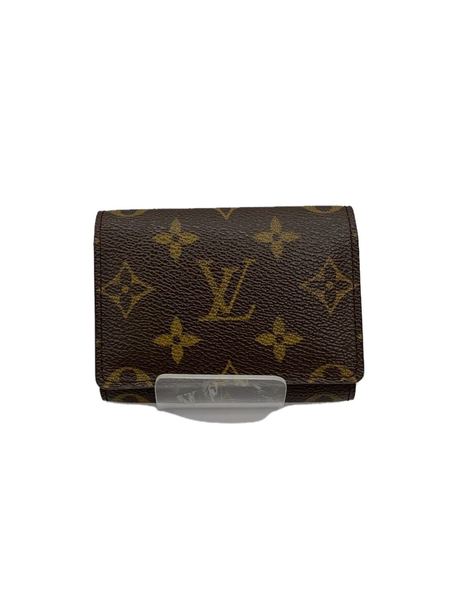 【中古】LOUIS VUITTON◆アンヴェロップ・カルトドゥヴィジット_モノグラム・キャンバス_BRW/PVC/BRW/レディース【服飾雑貨他】|2nd STREET 店