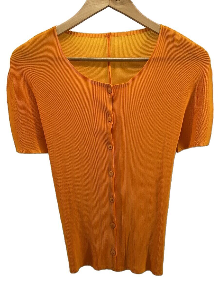 【中古】PLEATS PLEASE ISSEY MIYAKE◆半袖カットソー/3/ポリエステル/ORN/無地/PP21-FO208【レディースウェア】｜2ｎｄ STREET 店