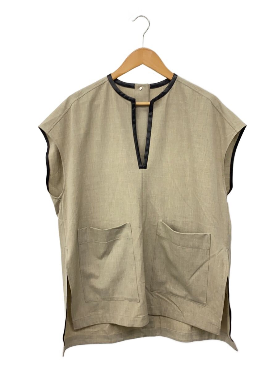 【中古】LOHEN◆ノースリーブカットソー/FREE/ポリエステル/GRY/黄体形成ホルモン22ss-bl004【レディース御召しもの】