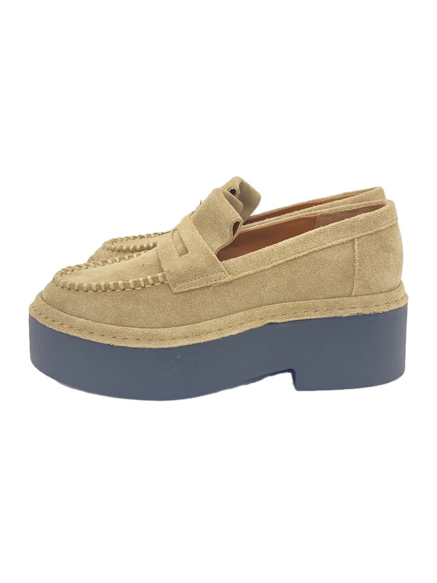 【中古】ROUBLES LEATHER LOAFERS/36/ベージュ/スウェード/AL093【シューズ】