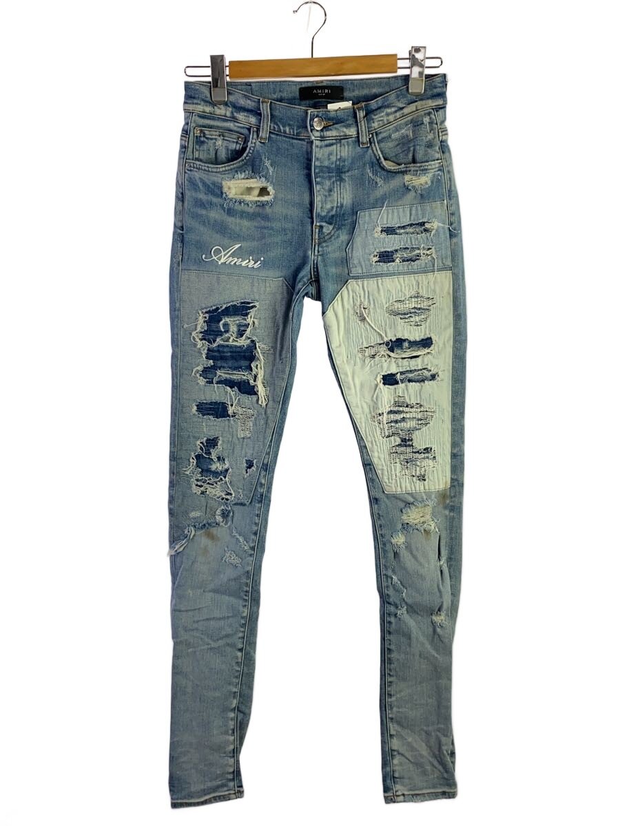 【中古】AMIRI◆アミリ/23AW/Artisinal Skinny Jeans/29/綿織物/インディゴ/青碧【メンズウェア】