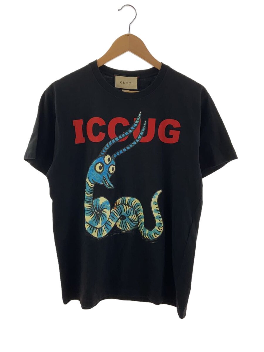 【中古】GUCCI◆プルオーバー/XS/綿織物/BLK/548334 XJDJW【メンズウェア】