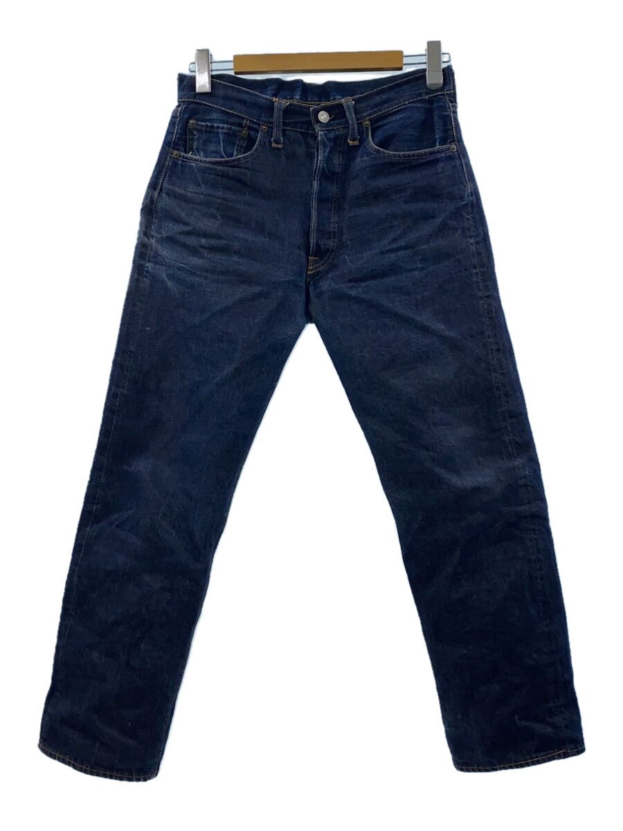 【中古】Levi’s◆60s/31in/ダブル名まえ/リジットデニム/糊付/501XX/Vintage/V編み目/BIGE【メンズウェア】
