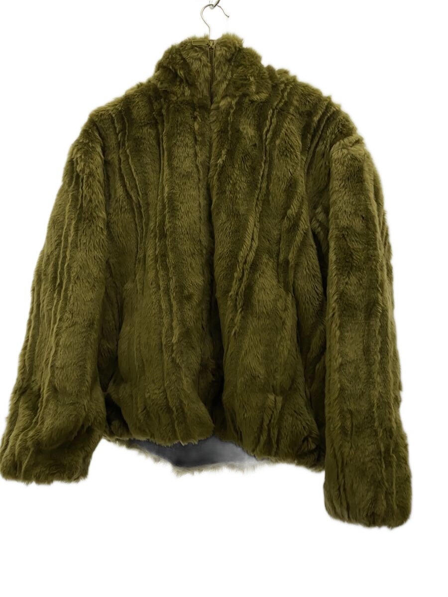 【中古】Supreme◆24FW/Faux Fur Hooded Jacket/M/アクリル樹脂/KHK【メンズウェア】
