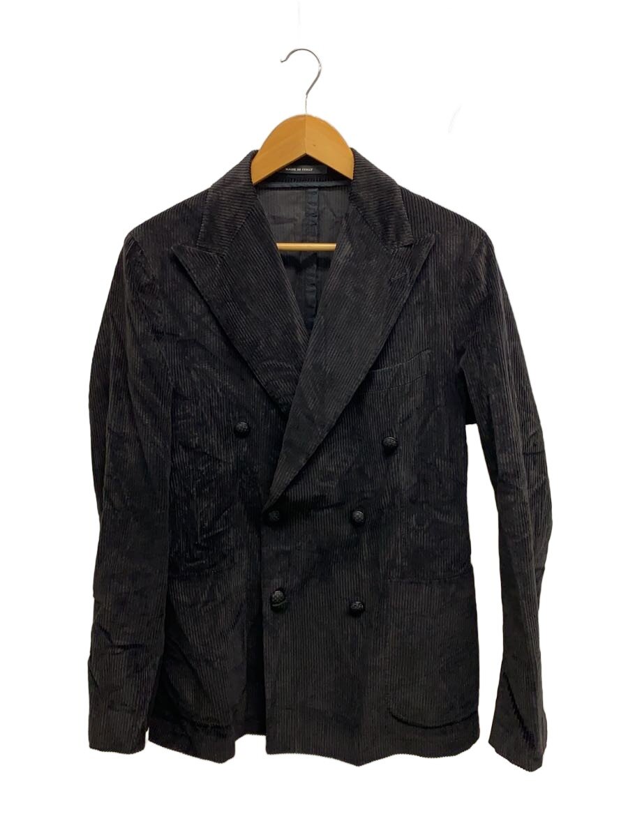 【中古】TAGLIATORE◆テーラードジャケット/--/コットン/BLK/無地/G-DARREL20K/汚れ有/袖ボタン無し【メンズウェア】｜2ｎｄ STREET 店