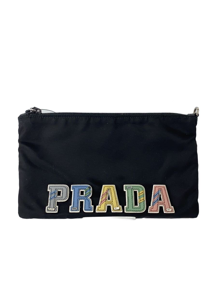 【中古】PRADA◆合財袋/--/BLK/1NHN545【御徒面子】