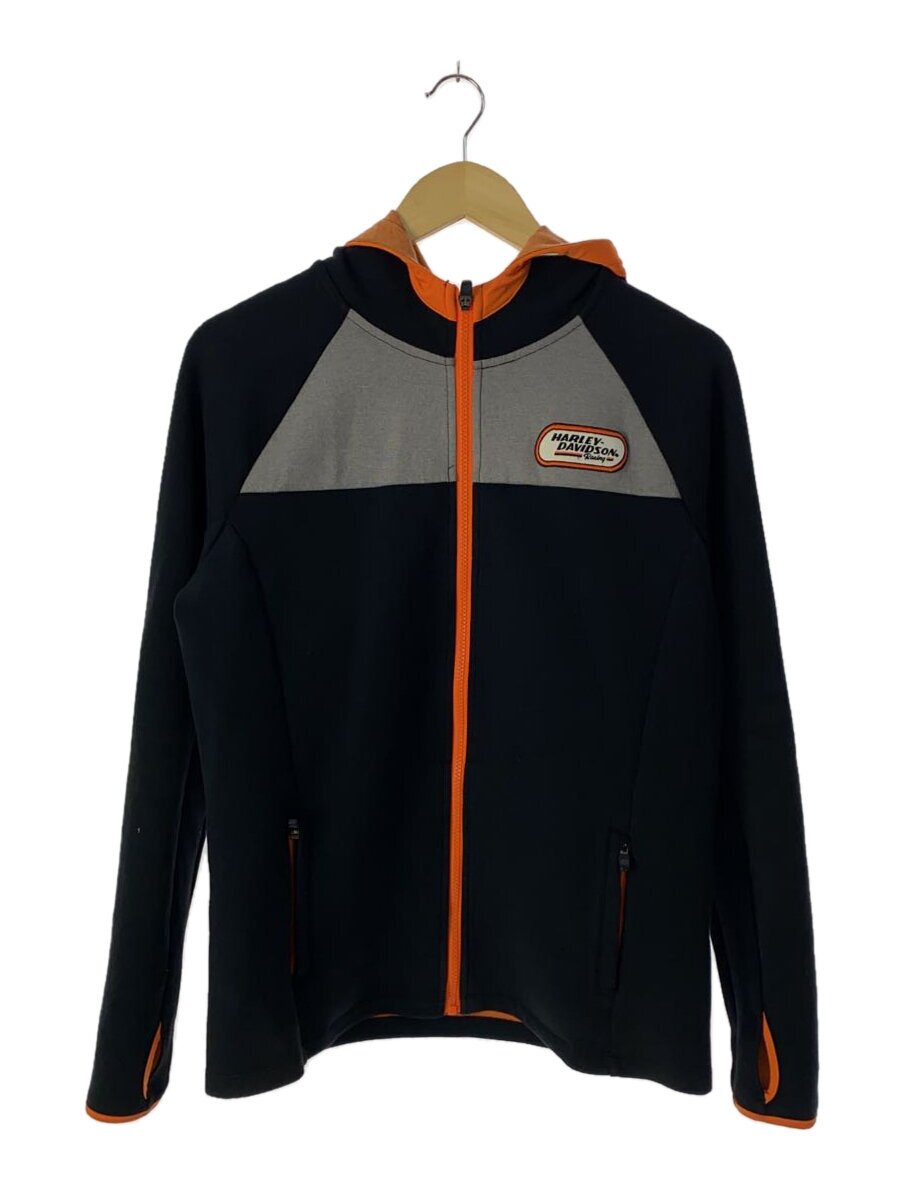 【中古】HARLEY DAVIDSON◆ジップパーカー/M/綿織物/BLK/99132-19VW【メンズウェア】