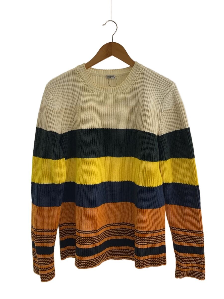 【中古】LOEWE◆編み物・スウェーター(朦々たる)/L/綿織物/マルチ色合い/間借り人/28003861/2015SS【メンズウェア】