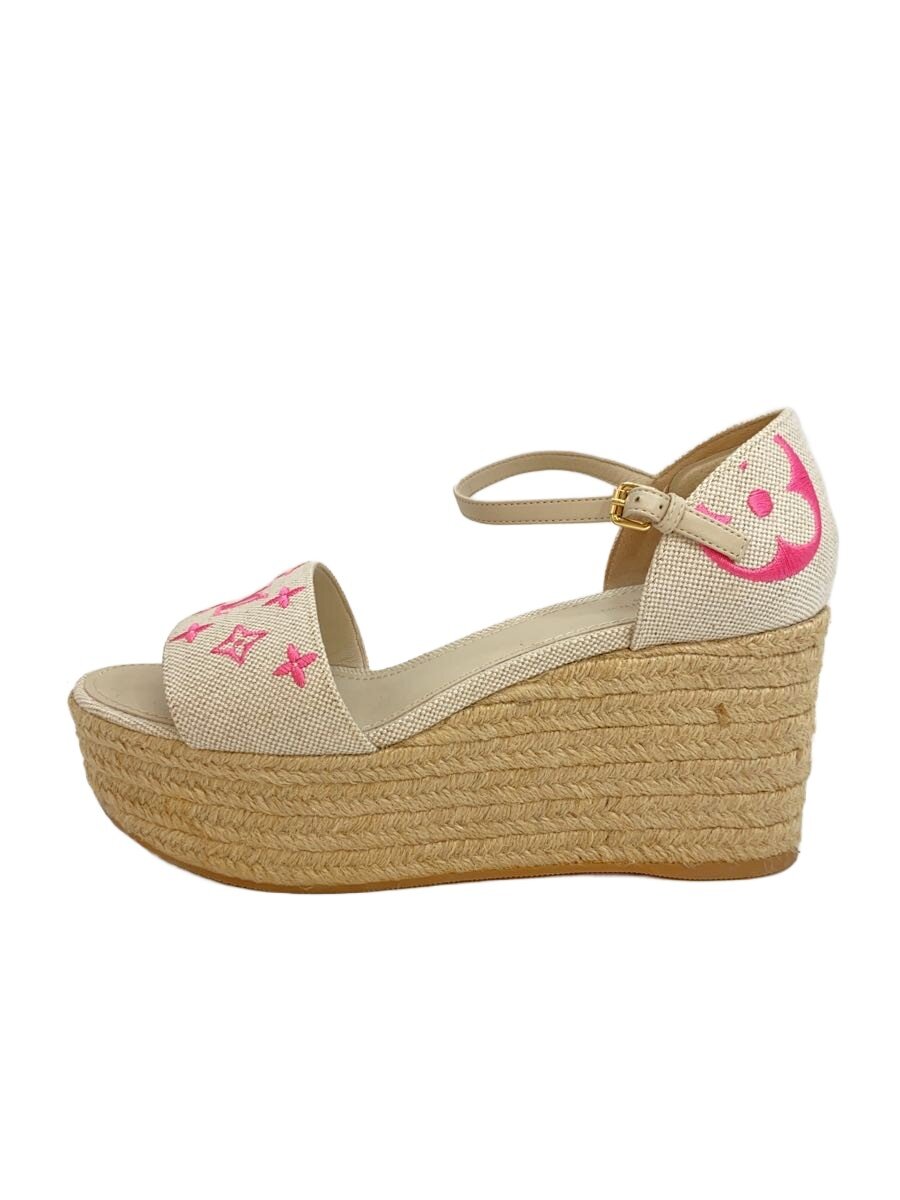 【中古】LOUIS VUITTON◆エスパドリーユ/38.5【シューズ】