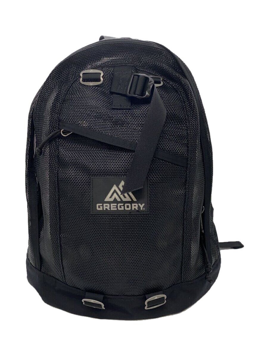 【中古】GREGORY◆背嚢/--/BLK/FINE DAY/メッシュ【御徒面子】