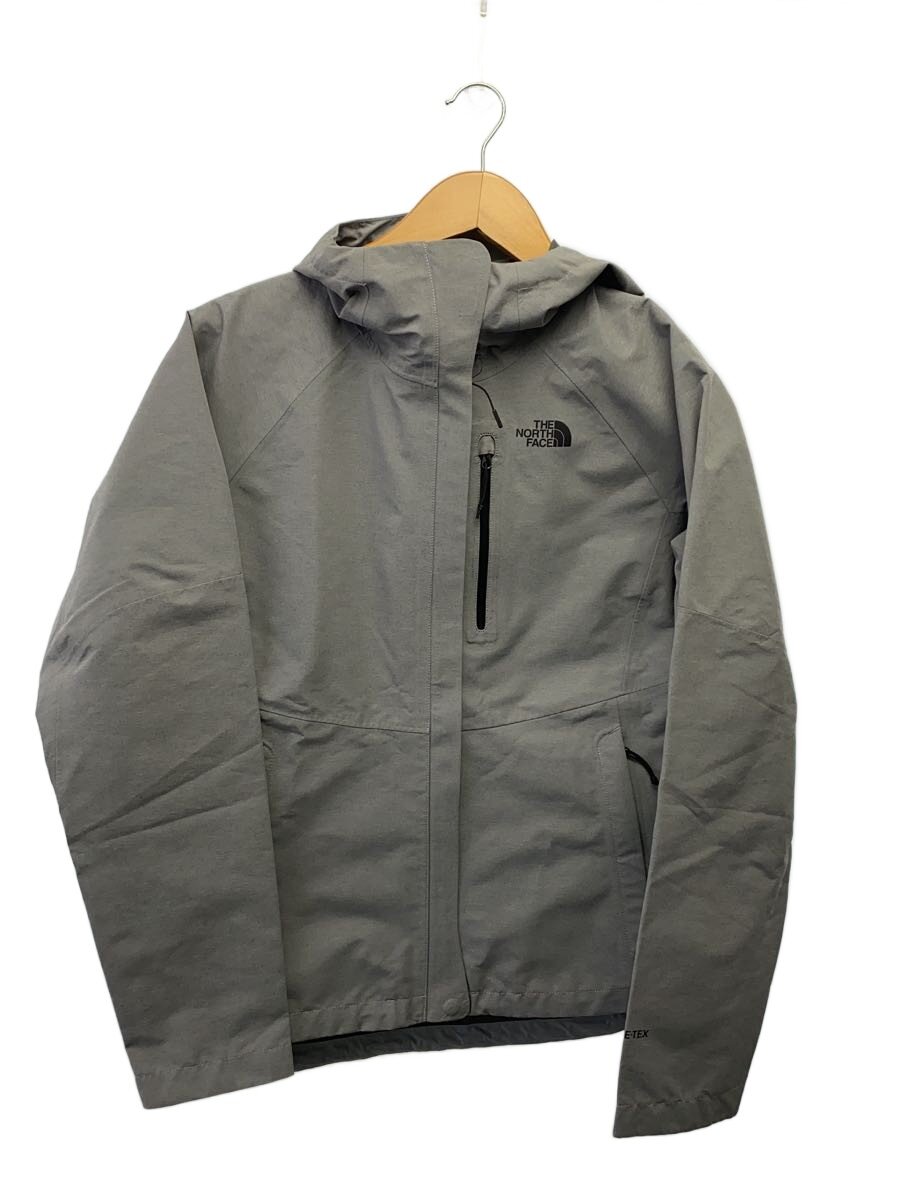 【中古】THE NORTH FACE◆DRYZZLE JACKET/M/ポリエステル/GRY【レディース御召しもの】