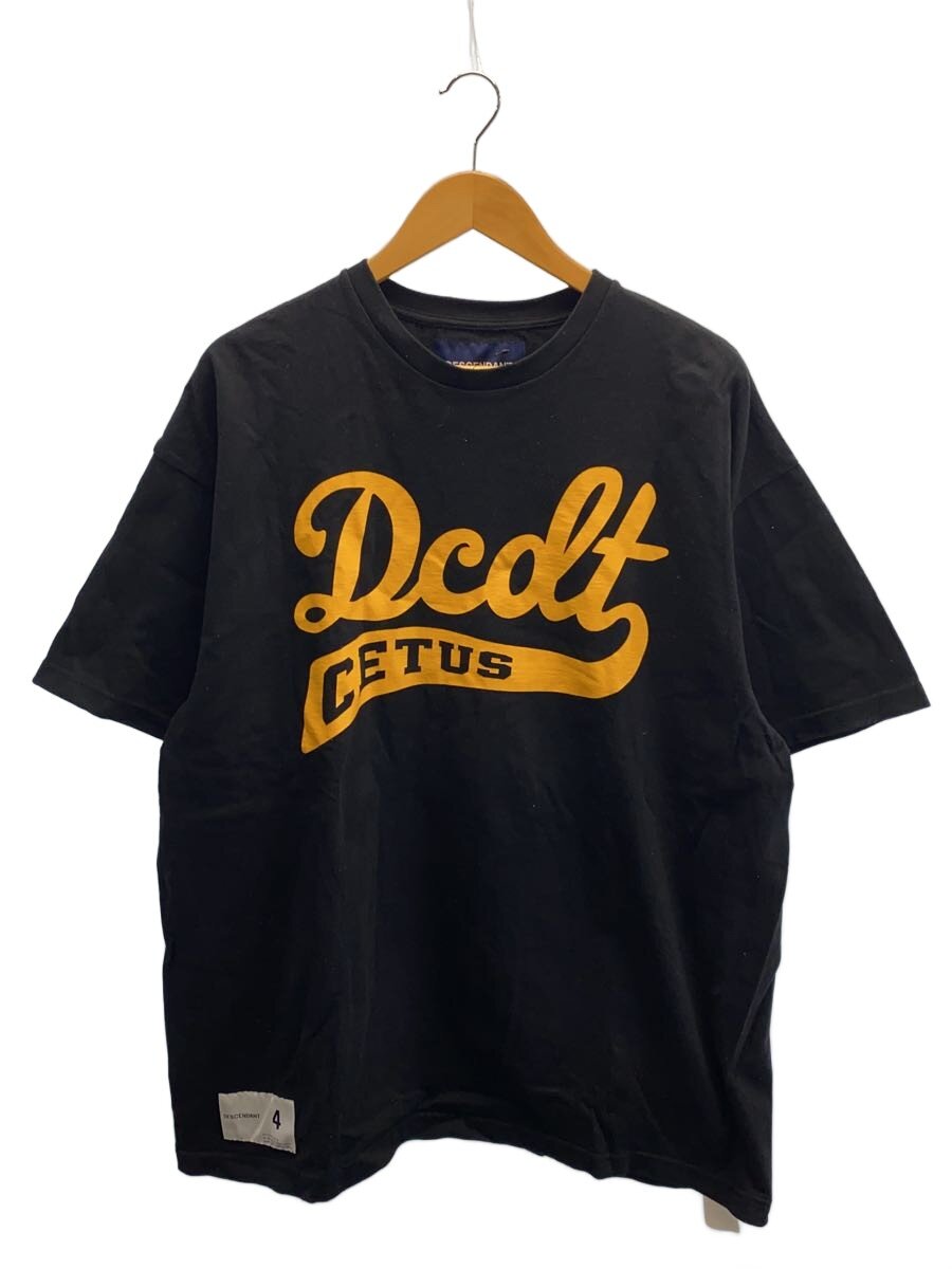 【中古】DESCENDANT◆22ss/DORSAL SS /プルオーバー/BLK/221ATDS-STM12S【メンズウェア】