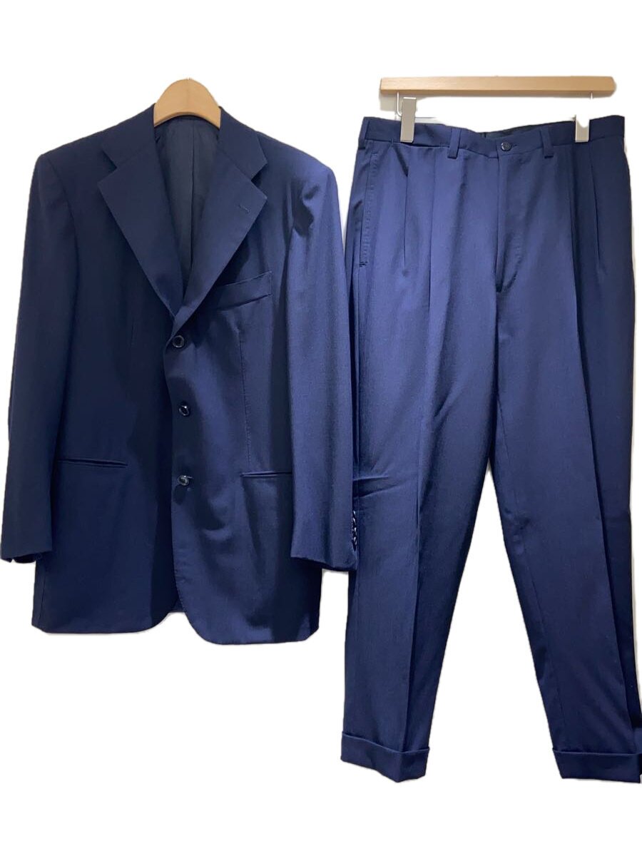 【中古】CESARE ATTOLINI◆セットアップ/スーツ/50/ウール/NVY/無地【メンズウェア】｜2ｎｄ STREET 店