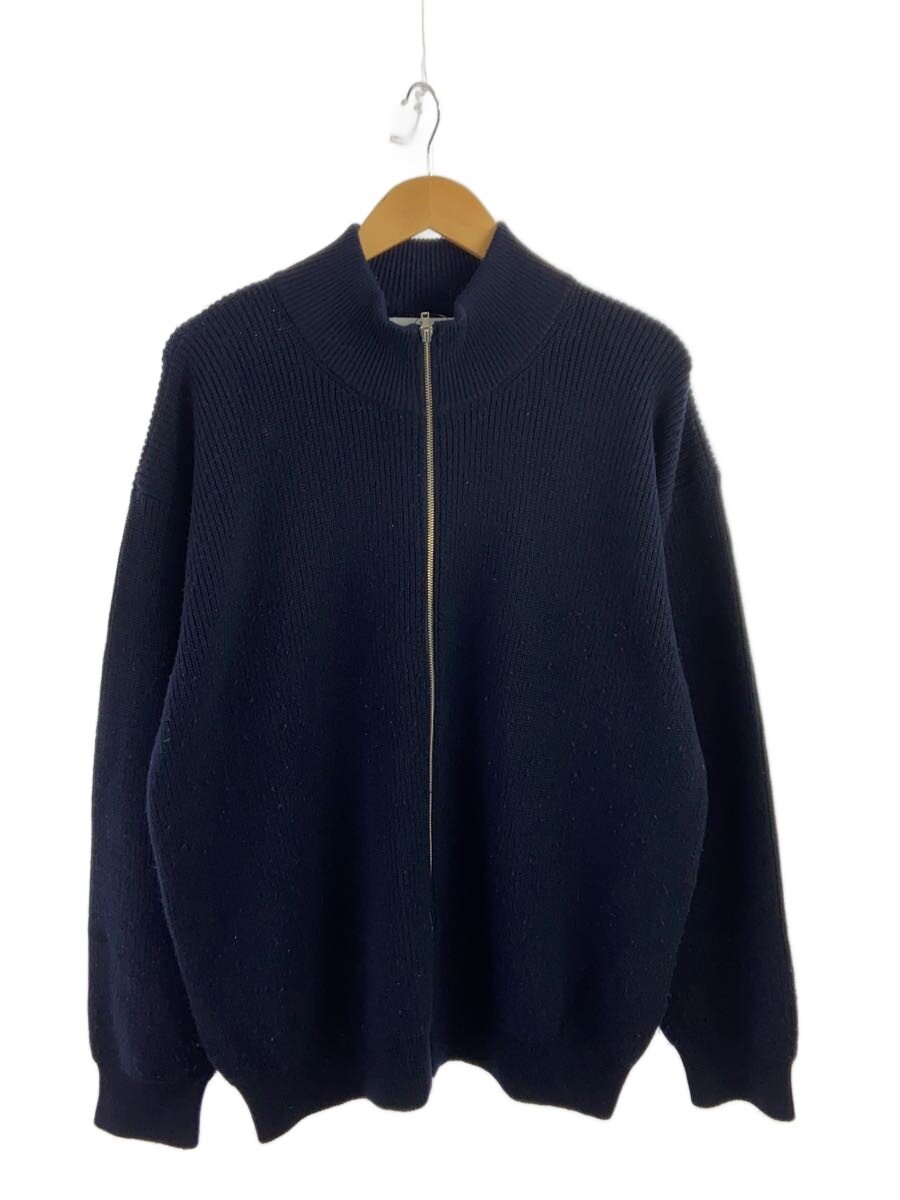 【中古】Y by YLEVE◆NON MULESING WOOL DRIVERS KN/トップス/4/羊毛/NVY/170-3264322【メンズウェア】