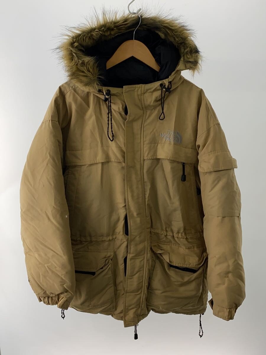 【中古】THE NORTH FACE◆落ちこむ上衣/L/ナイロン/BEG【メンズウェア】