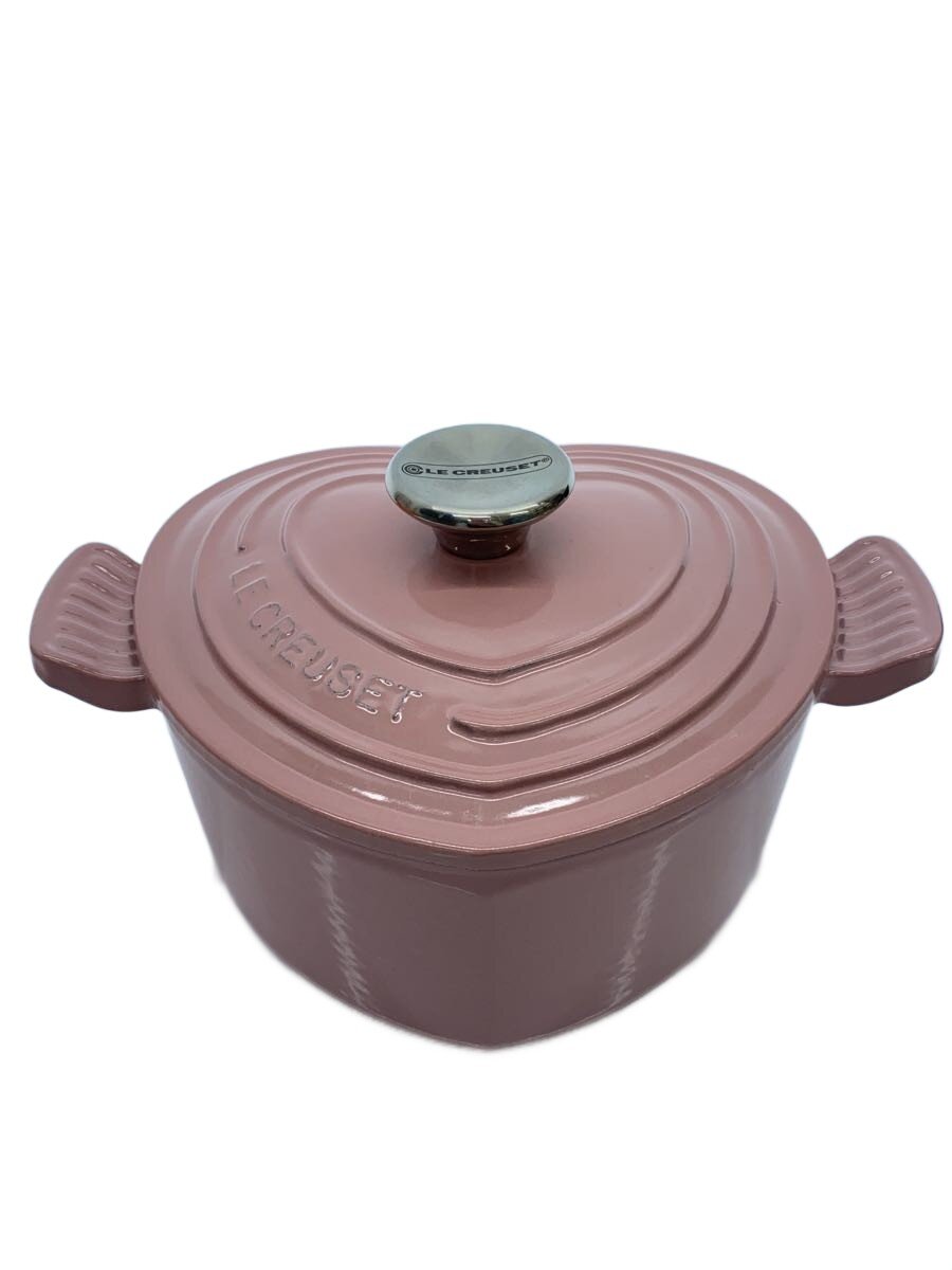【中古】LE CREUSET◆鍋/静電容量:2L/大きさ:18珊/PNK//【勝手もと装置】