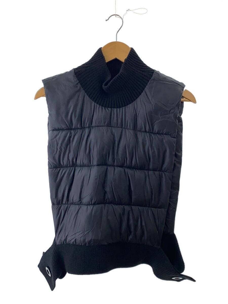 【中古】ENFOLD◆RIB-NECK VEST/落ちこむより良い/トップス/38/BLK/300FA130-1750//【レディース御召しもの】