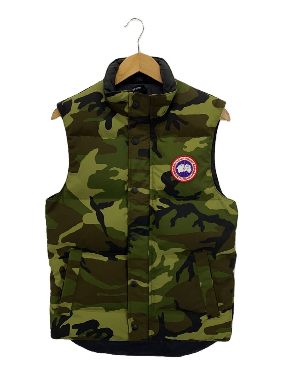 【中古】CANADA GOOSE◆GARSON VEST/ダウンベスト/XS/ポリエステル/GRN/カモフラ/4151MP【メンズウェア】｜2ｎｄ STREET 店