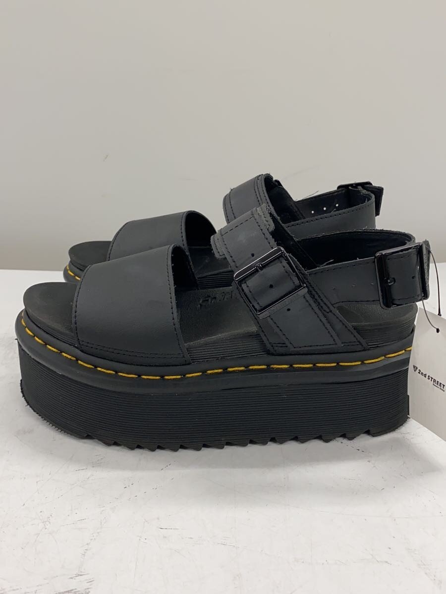 【中古】Dr.Martens◆VOSS QUAD/サンダル/US6/BLK/SH02X【シューズ】