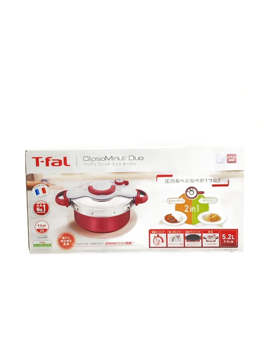 【中古】T-fal◆鍋/大いさ:24糎/RED//【勝手もと装置】