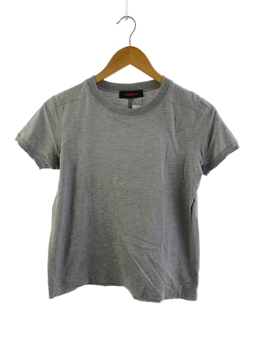 【中古】CABaN◆半袖カットソー/M/39-03-01-03001/20SS/コットンリブコンビクルーネックプルオーバー//【レディース御召しもの】