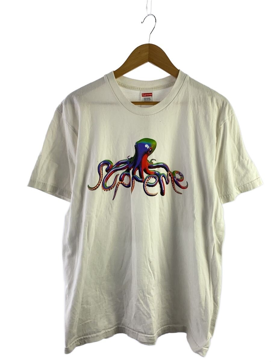 【中古】Supreme◆プルオーバー/M/綿織物/WHT/18SS/TENTACLES【メンズウェア】