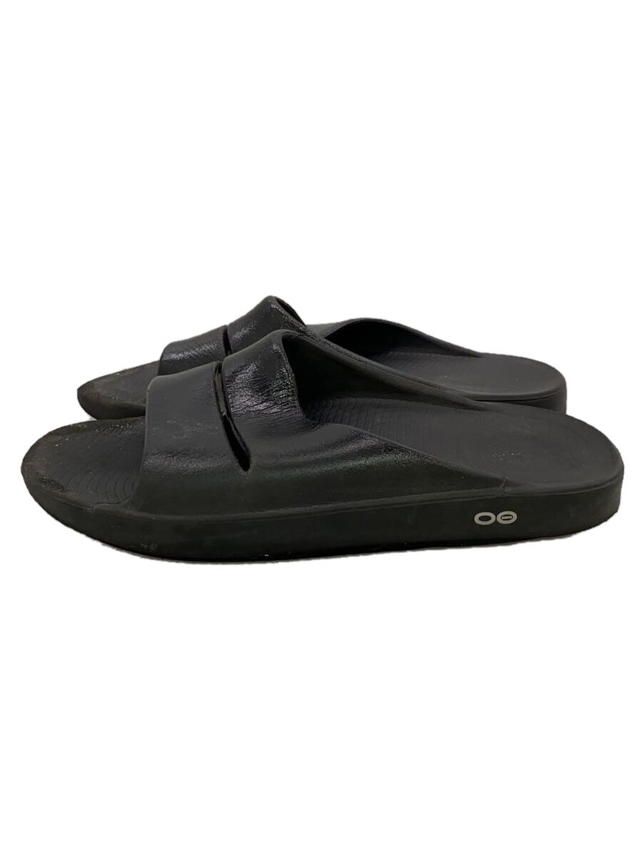 【中古】OOFOS◆サンダル/42/BLK【シューズ】