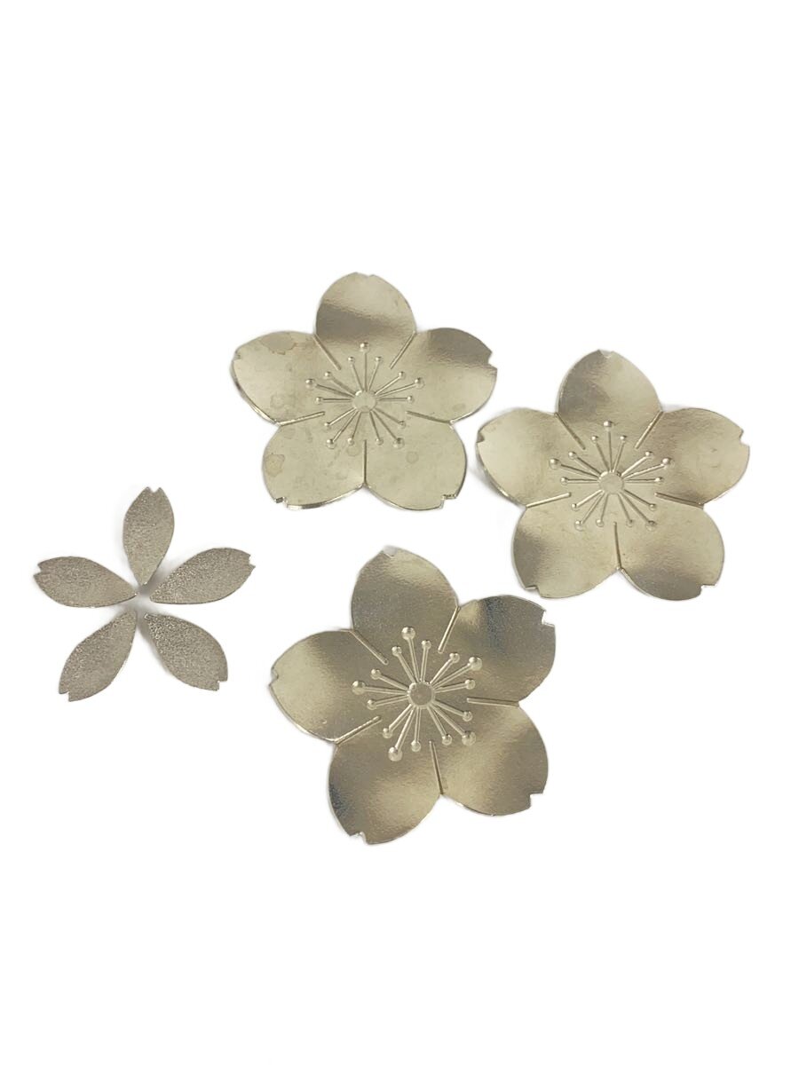 【中古】能作◆桜/箸置き5点/コースター3点//【勝手もと装置】