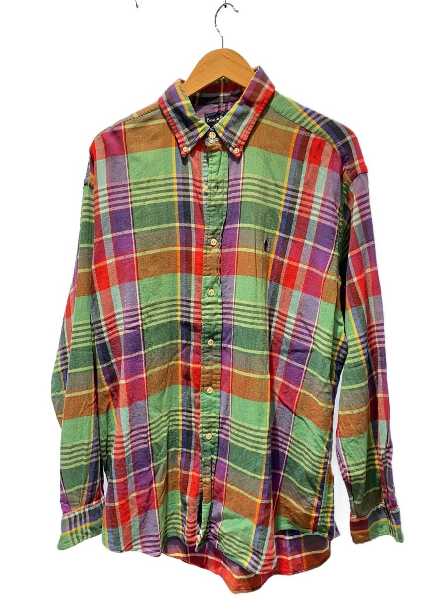 【中古】RALPH LAUREN◆BLAKE/名取り草落ち込む/長袖ティーシャツ/L/綿織物/マルチ色合い/読み合わせる//【メンズウェア】