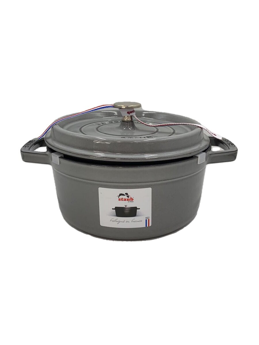【中古】Staub◆両手鍋/サイズ:22cm/1102218【キッチン用品】
