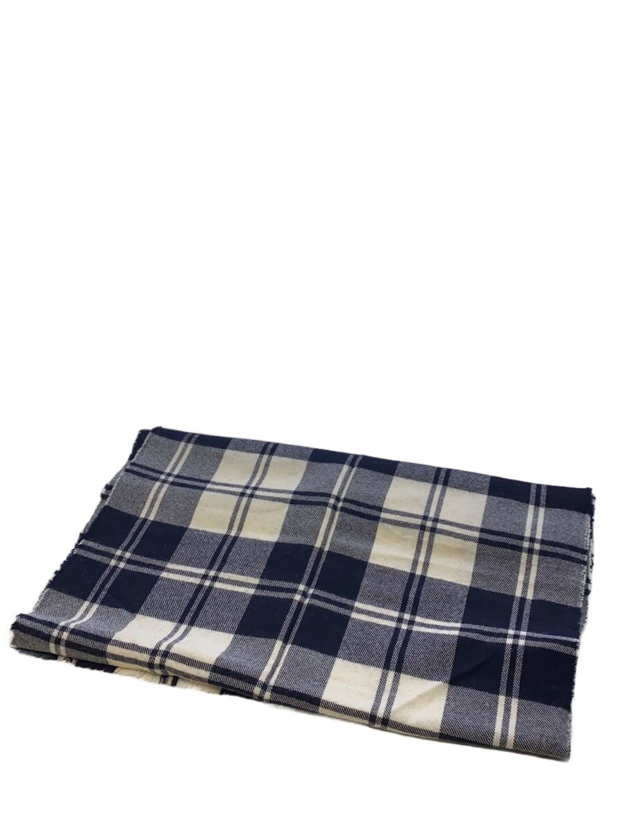 【中古】Johnston’s Of Elgin◆えり巻き/羊毛/NVY/照合のしるし/レディース【服飾雑貨他】