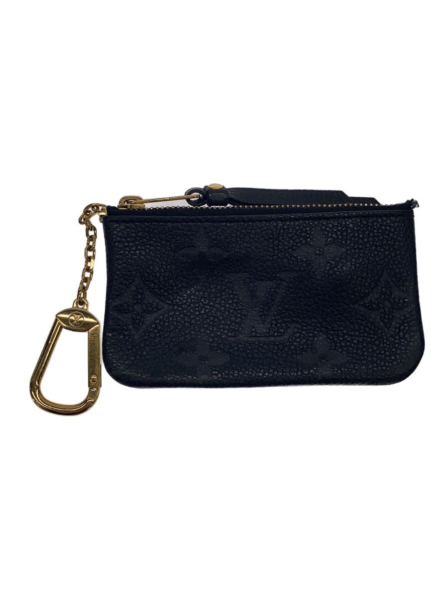 【中古】LOUIS VUITTON◆ポシェット・クレ_モノグラム・アン工業プラント/なめし革/BLK/メンズ【服飾雑貨他】