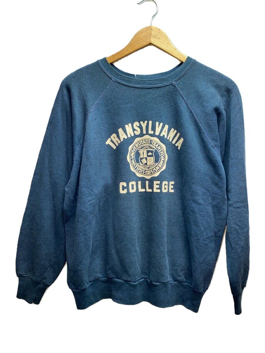 【中古】VI/70s-80/TRANSYLVANIA COLLEGE/ラグラン/RN13776/汗水/NVY/【メンズウェア】