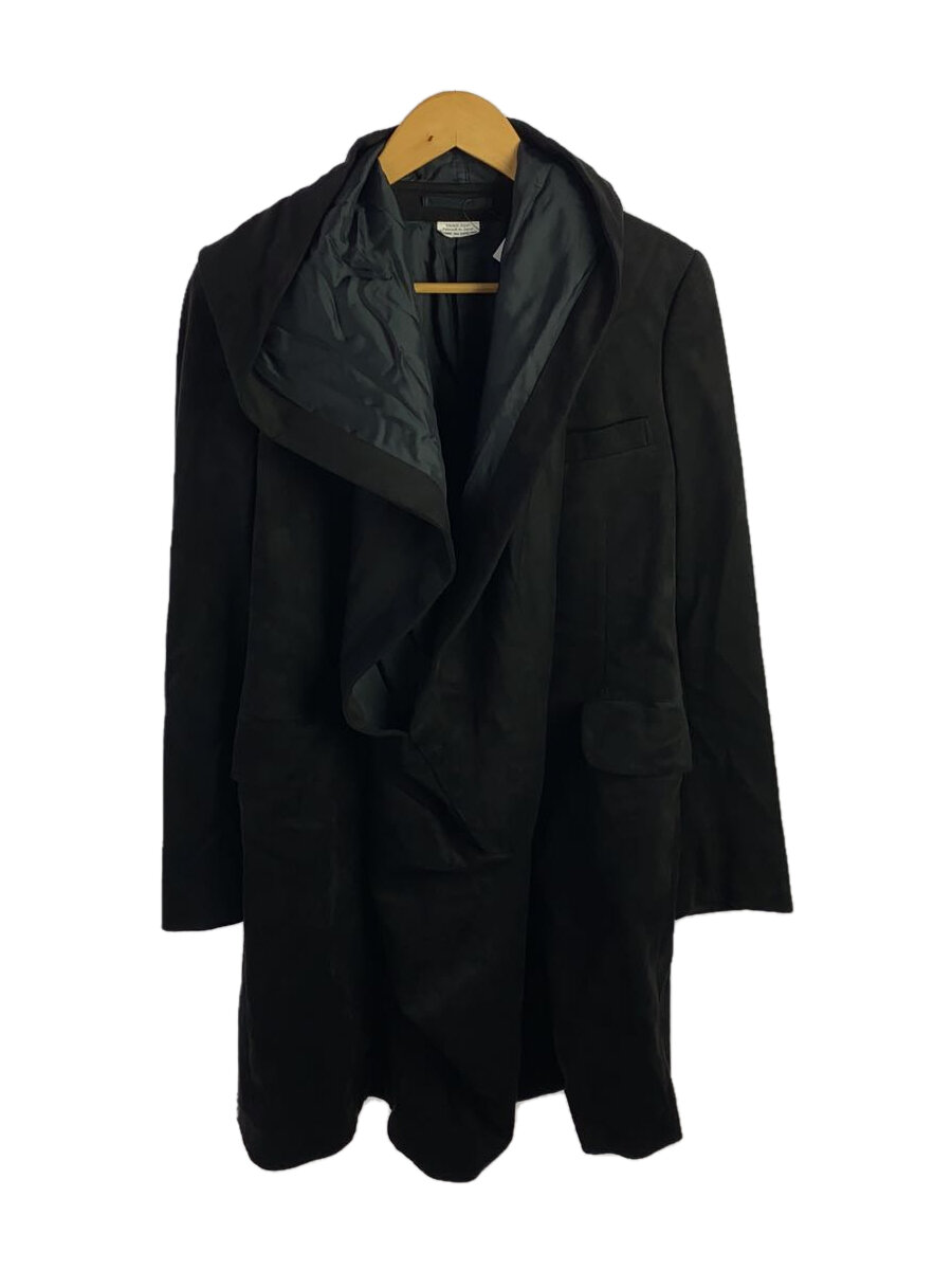 【中古】COMME des GARCONS HOMME PLUS◆22AW/フーデットモールスキンドレープコートXS/ポリエステル/BLK/PJ-J002//【メンズウェア】｜2ｎｄ STREET 店