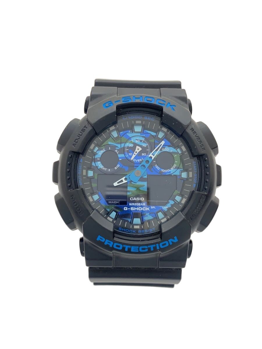 【中古】CASIO◆石英ウオッチ・G-SHOCK/デジアナ/BLK/ジーショック/化けの皮文字盤//【服飾雑貨他】