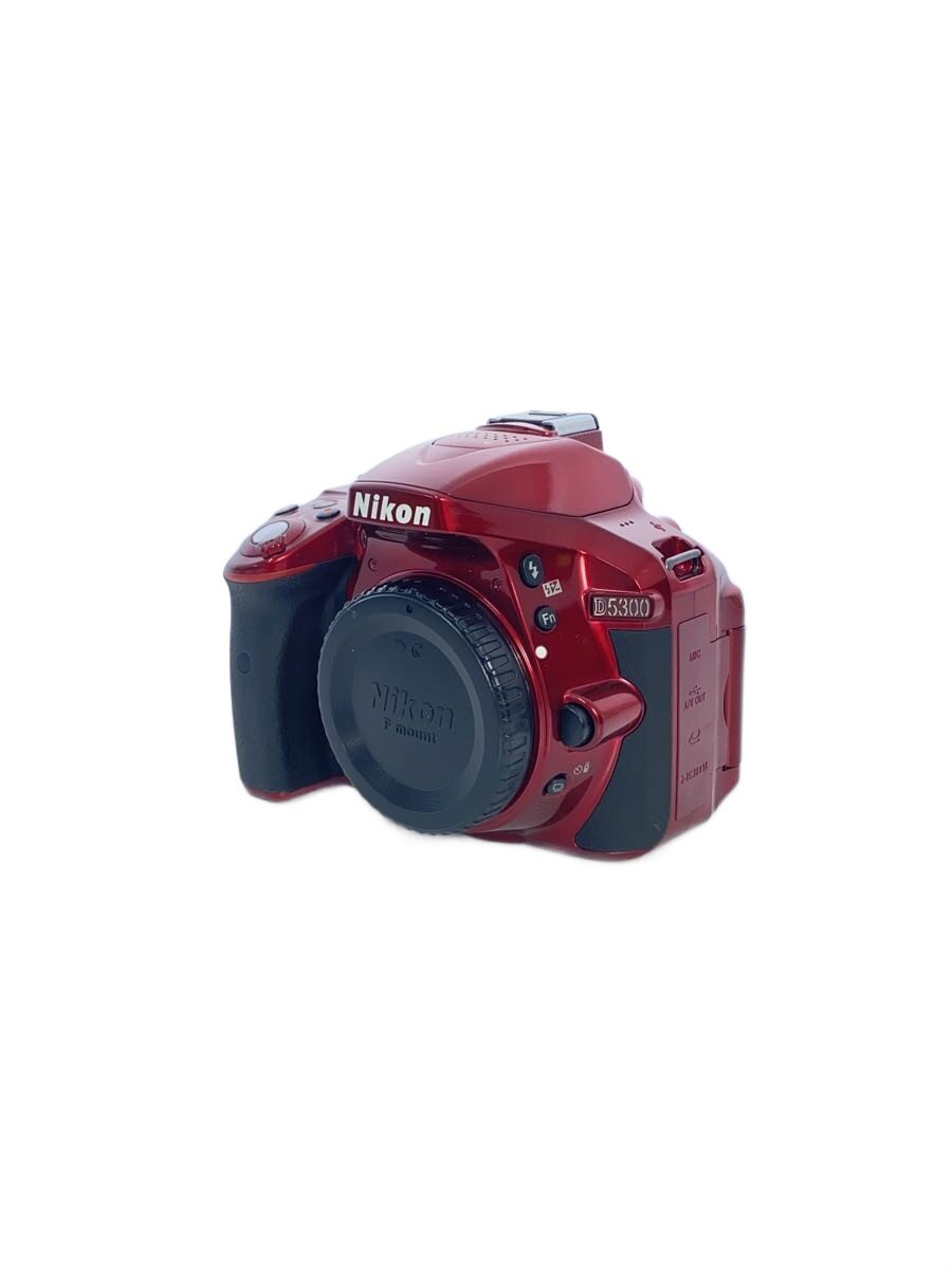 【中古】Nikon◆デジタル一眼写真機 D5300 ダブルズームキット2 [赤いこと]【写真機】