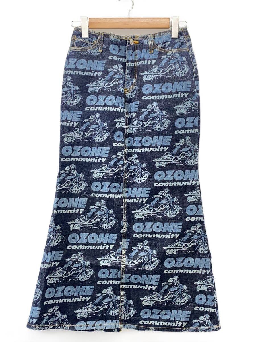 【中古】ozone community◆スコート/--/ジーンズ/IDG【レディース御召しもの】