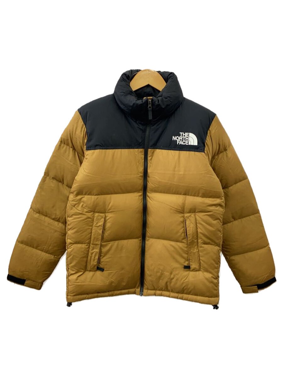 【中古】THE NORTH FACE◆NUPTSE JACKET_ヌプシジャケット/M/ナイロン/CML/無地【メンズウェア】