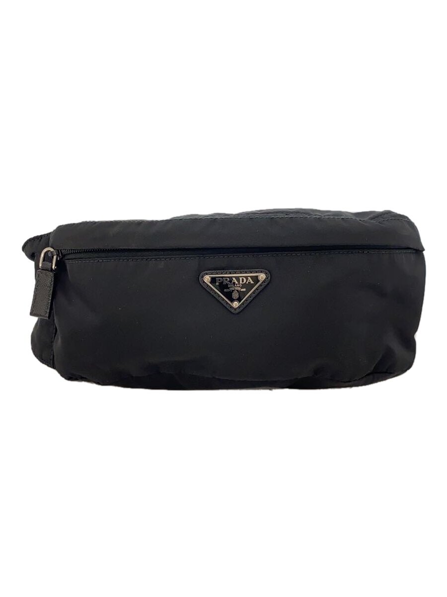 【中古】PRADA◆TESSUTO NERO/酉の方角御徒面子/2VL034/三角ロゴタイプ一皿/黒いこと【御徒面子】
