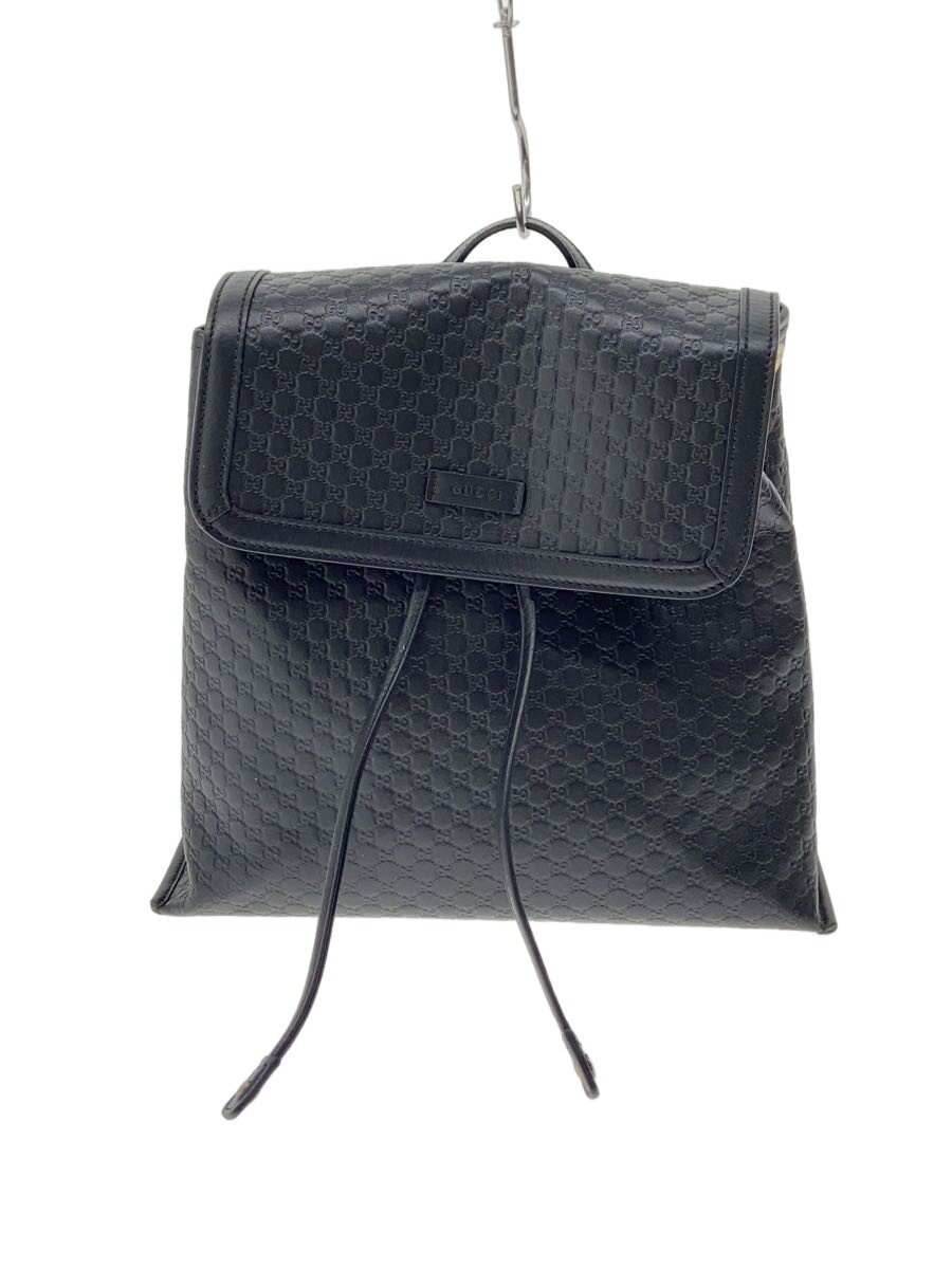 【中古】GUCCI◆背嚢/--/BLK/総柄/607998【御徒面子】
