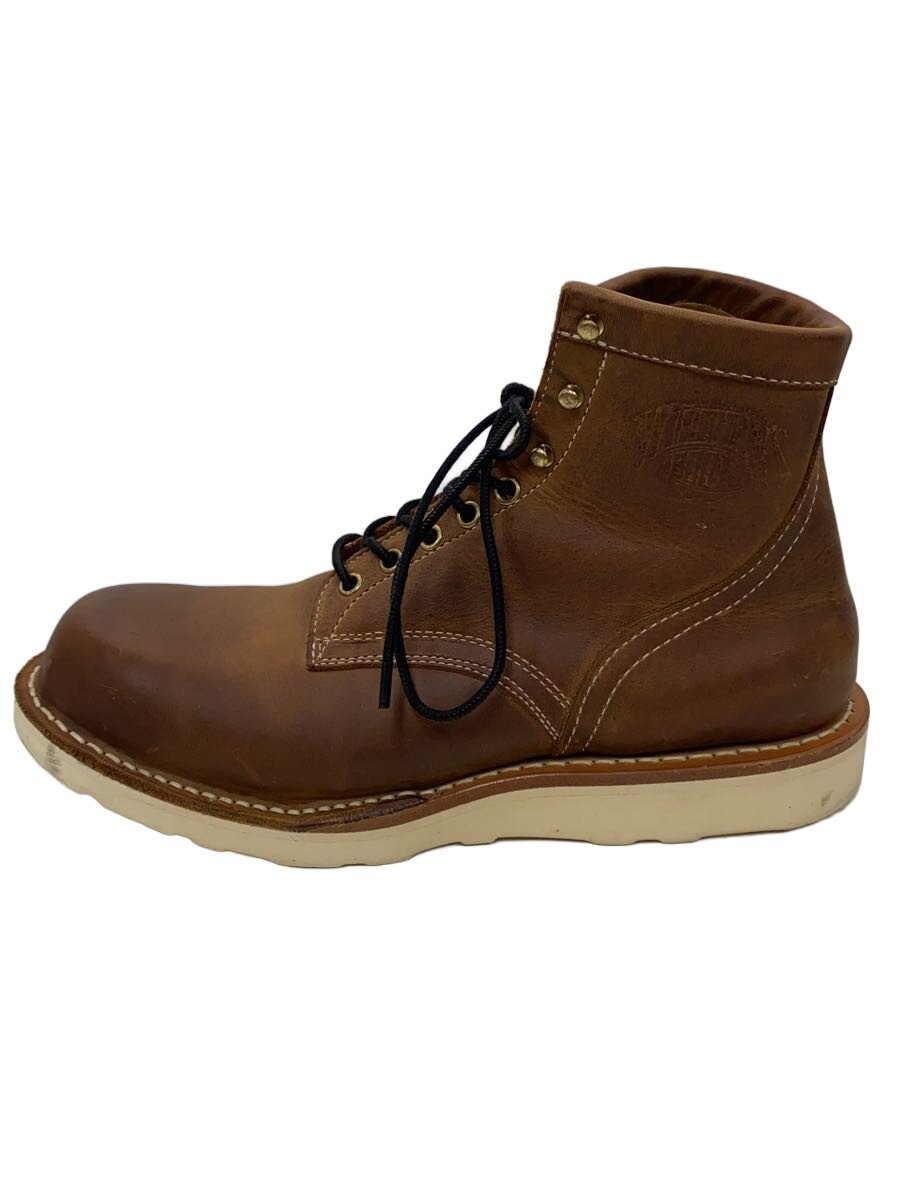 【中古】WHITE’S BOOTS◆ブーツ/--/BRW/なめし革/FOREMEN-CC【シューズ】