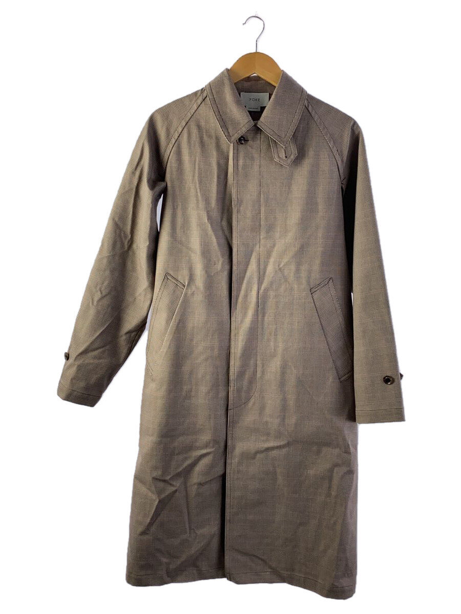 【中古】YOKE◆YOKE ヨーク 厚地の外套/S/ナイロン/20SS/DOWNSIZING BALL COLLAR COAT//【メンズウェア】