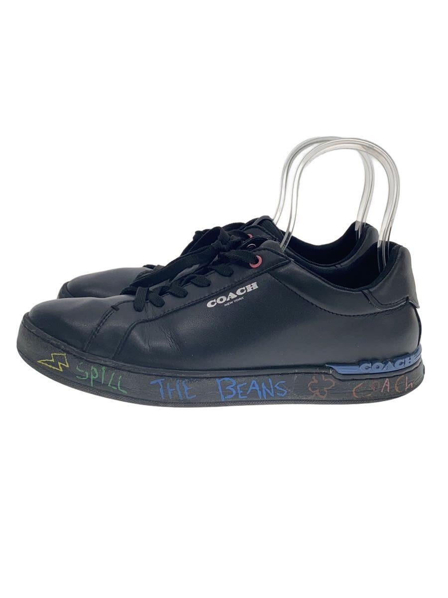 【中古】COACH◆ローカットスニーカー/US9/BLK/レザー/C8716【シューズ】｜2ｎｄ STREET 店