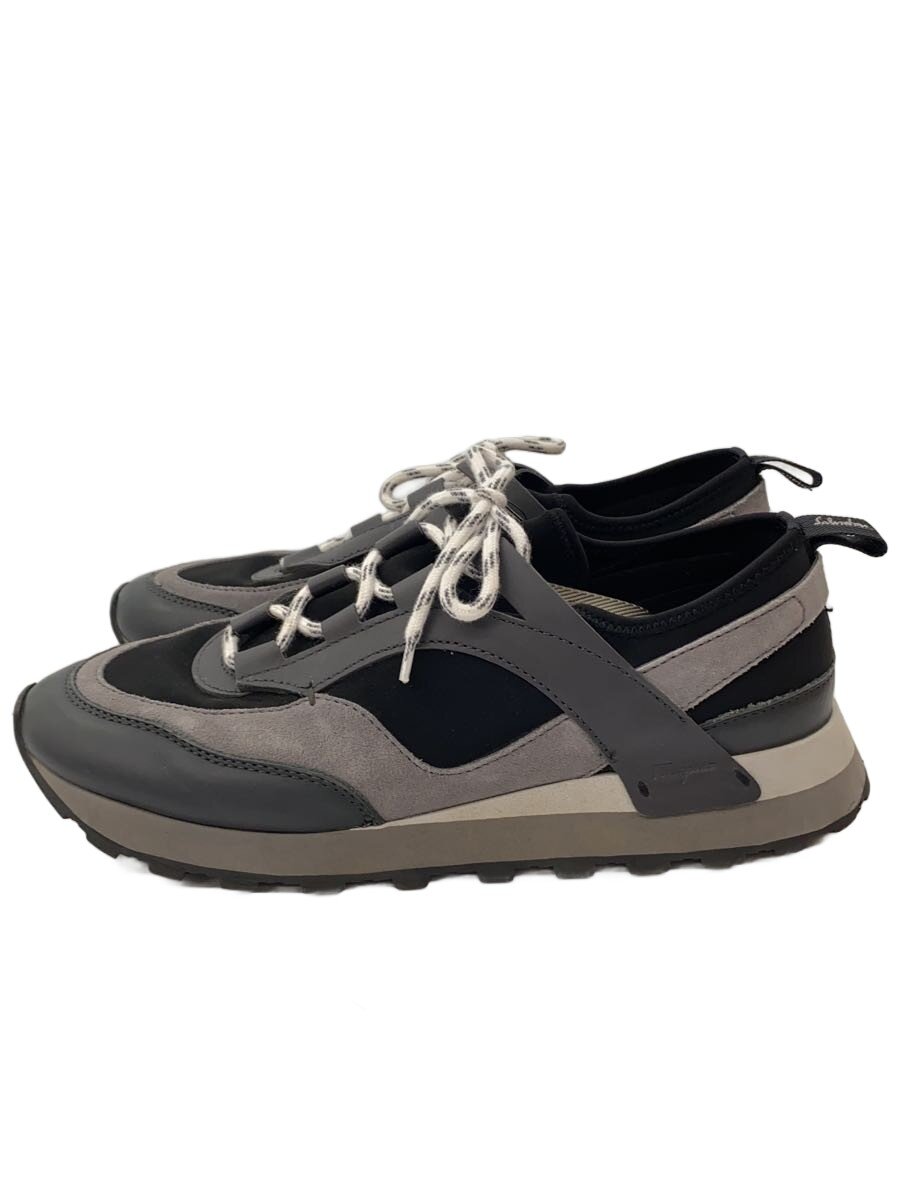 【中古】Salvatore Ferragamo◆ローカットスニーカー/--/GRY【シューズ】