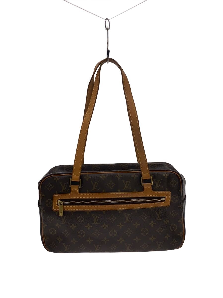 【中古】LOUIS VUITTON◆シテGM_モノグラム・帆布/PVC/BRW【御徒面子】