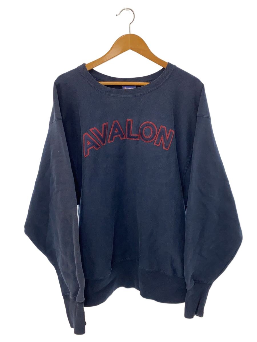 【中古】Champion◆スウェット/XL/コットン/NVY/プリント/S1050N-031/00s/REVERSE WEAVE/AVALON//【メンズウェア】|2nd STREET 店