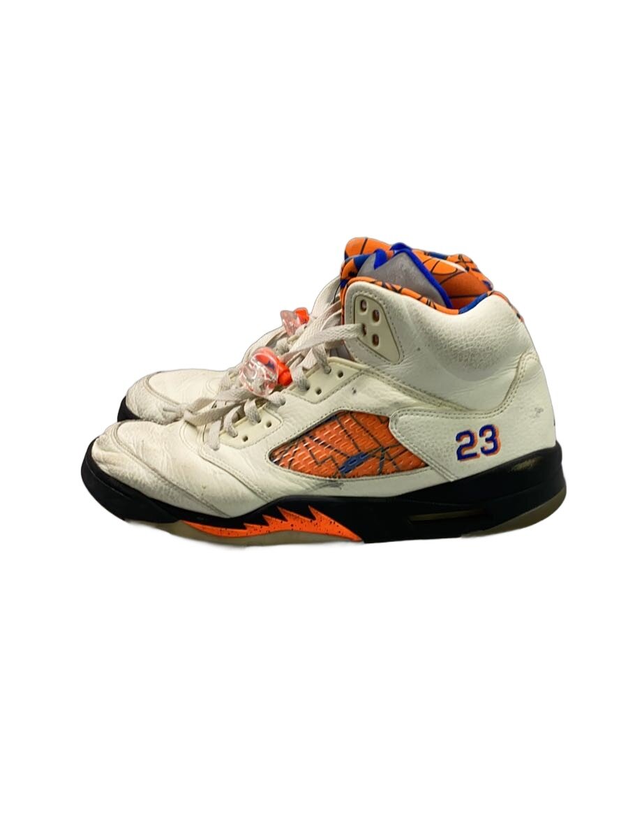 【中古】NIKE◆AIR JORDAN 5 RETRO/エアジョーダンレトロ/白いこと/136027-148/29珊/WHT【シューズ】