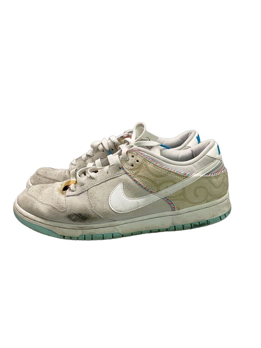 【中古】NIKE◆DUNK LOW SE BARBER SHOP_ダンク 置き目 レトロ SE バーバー販売店/29糎/WHT【シューズ】